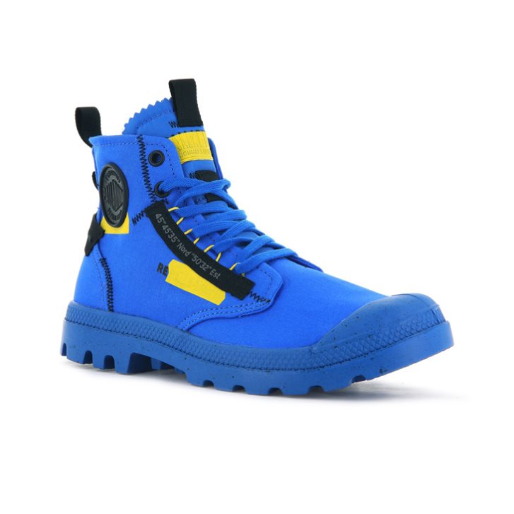 Palladium Pampa Hi Re-craft Laarzen Heren Blauw | NL 67QWCXS